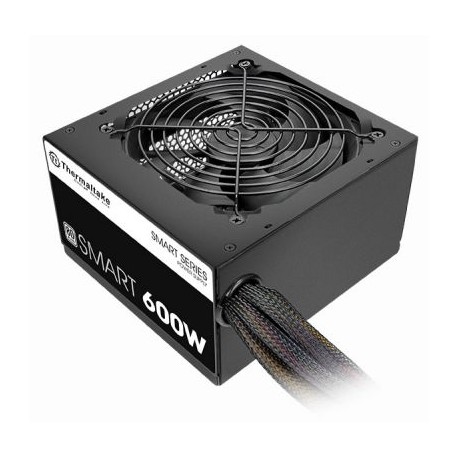 FUENTE DE PODER GAMING THERMALTAKE SMART 600W 600 W NEGRO