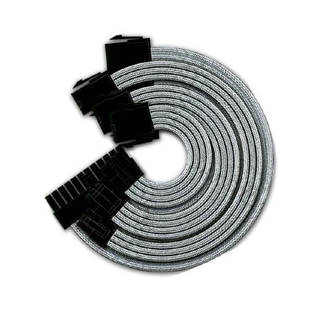 CABLE TEJIDO PARA FUENTE DE PODER KABEL YEYIAN, 300mm BLANCO (KS1000B)