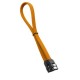 CABLE SATA CABLEMOD MODMESH SATA 3 6Gb/s 30CM NARANJA