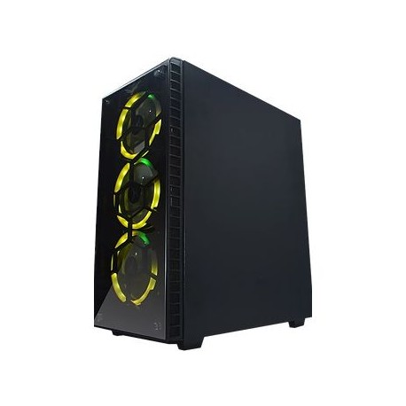 GABINETE GAMER NACEB HYDRA RGB PANEL LATERAL CRISTAL