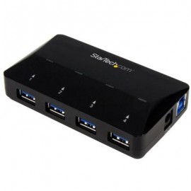 STARTECH HUB USB 3.0 DE 4 PTOS DE CARGA Y SINCRO ST53004U1C
