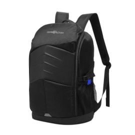 MOCHILA GAMER GAME FACTOR BPG300 PARA LAPTOP 15.6" 8 SECCIONES NEGRA