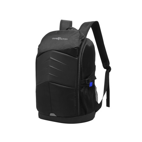 MOCHILA GAMER GAME FACTOR BPG300 PARA LAPTOP 15.6" 8 SECCIONES NEGRA