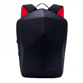 MOCHILA GAMER YEYIAN SHELL YMS-23801 NEGRO ROJO PARA LAPTOP 15.6"