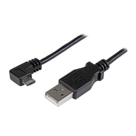 STARTECH CABLE MICRO USB 2m ACODADO DERECHA MACHO-MACHO USBAUB2MRA