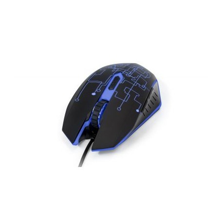 MOUSE VORAGO GAMER MO-501 OPTICO ILUMINADO 3200 DPI'S USB NEGRO