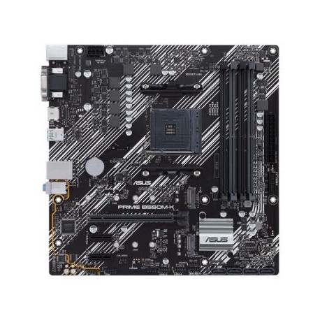 TARJETA MADRE ASUS PRIME B550M-K AM4 4*DDR4 2.1 DVI-D PCIE-4.0 M ATX