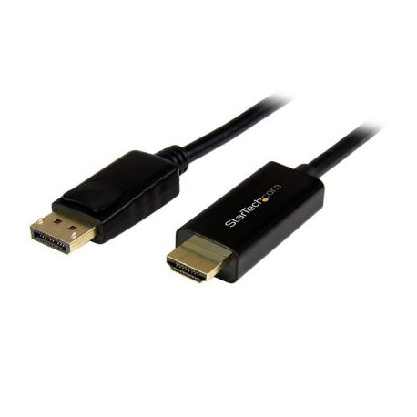 STARTECH CABLE CONVERTIDOR DISPLAYPORT-HDMI 1M ULTRAHD DP2HDMM1MB
