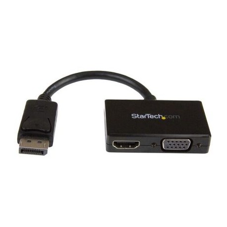 STARTECH ADAPTADOR DISPLAYPORT-HDMI,VGA 1920x1080 DP2HDVGA