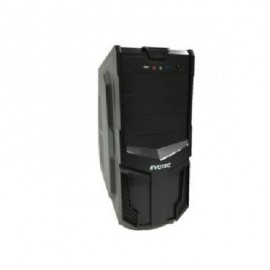 GABINETE EVOTEC 3001F MICRO-ATX TORRE NEGRO 600W