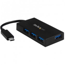 STARTECH HUB 3.0 4 PUERTOS USB-C A USB-A ADAPT. ALIMENTACION HB30C4AFS