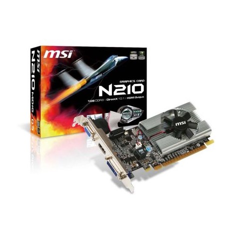 TARJETA DE VIDEO MSI NVIDIA GEFORCE GT M210 1GB DDR3 N210-MD1G/D3