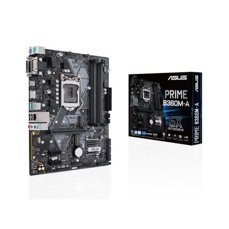 TARJETA MADRE ASUS PRIME B360M-A 1151 DDR4 HDMI DVI VGA M.2