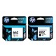 KIT CARTUCHO HP 662 NEGRO Y TRICOLOR