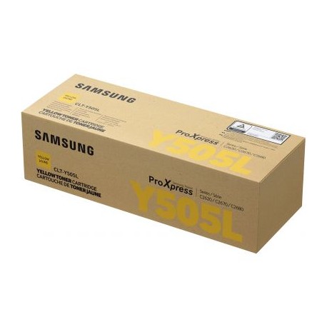 TONER SAMSUNG CLT-Y505L AMARILLO 3,500 PAGS