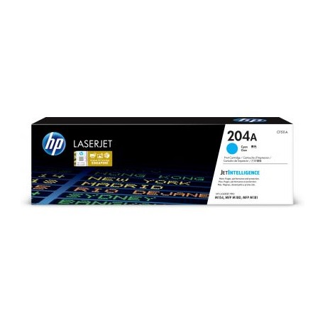 TONER LASERJET HP 204A CYAN 900 PAGS CF511A