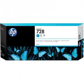 CARTUCHO HP 728 CYAN 300ML TINTA AMPLIO FORMATO F9K17A