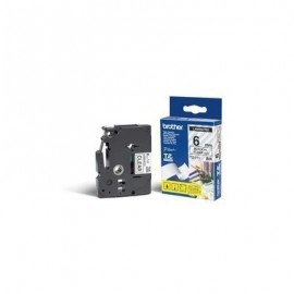 CINTA BROTHER TZE111 NEGRO/TRANSPARENTE