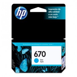 CARTUCHO HP 670 CYAN PARA  4615/3525/4625/5525 (CZ114AL)
