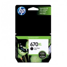 CARTUCHO HP 670XL NEGRO PARA 4615/3525/4625/5525 (CZ117AL)
