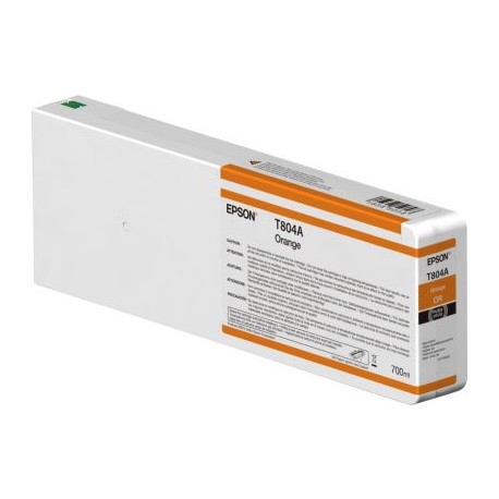 CARTUCHO DE TINTA NARANJA EPSON T804A00 ULTRACHROME HD 700ML