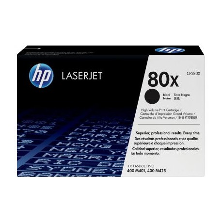 TONER HP 80X NEGRO PARA MFP M425/M401 CF280X 6900 PAG.