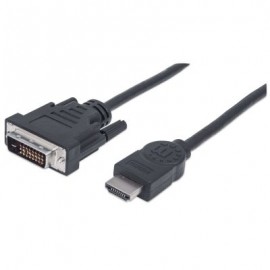 CABLE VIDEO HDMI MANHATTAN DVI-D M-M  1.8M 372503