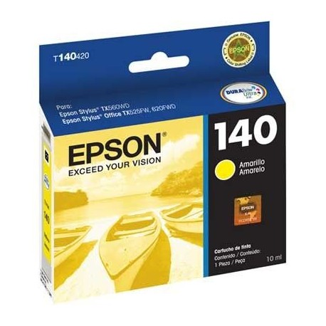 CARTUCHO EPSON T140420 AMARILLO TX525/TX620/TX560/T42/WF-3012