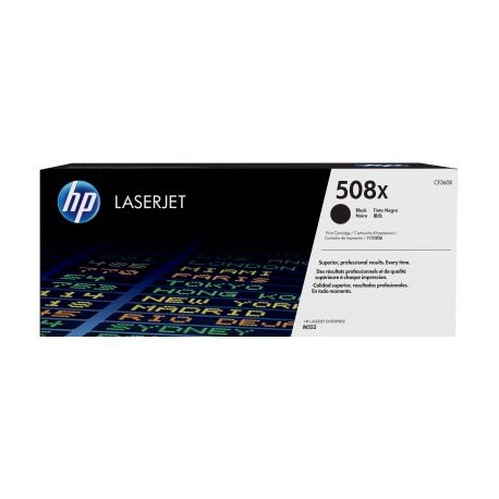 TONER HP 508X NEGRO ALTO RENDIMINETO LASERJET PARA M552-M553 (CF360X)