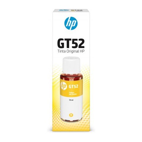 BOTELLA DE TINTA HP GT52 AMARILLO, 70ML M0H56AL