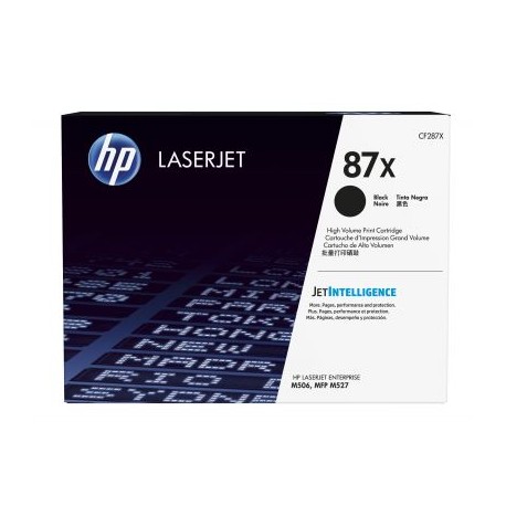 TONER HP 87X NEGRO 18.000 PAGINAS P/M506 CF287X