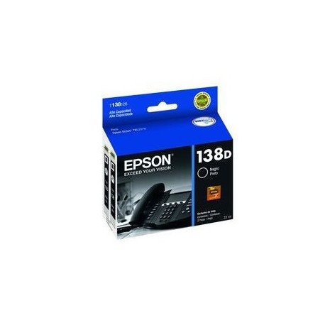 CARTUCHO EPSON T138 NEGRO PARA STYLUS OFFICE TX525FW