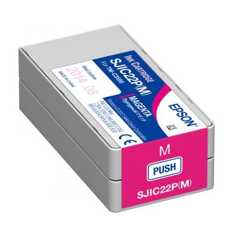 CARTUCHO EPSON COLORWORKS TM-C3500 SJIC22P MAGENTA (C33S020582)