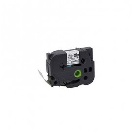 CINTA TUBO TERMO RETRACTIL BROTHER HSE-251 NEGRO SOBRE BLANCO
