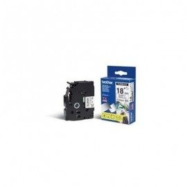 CINTA LAMINADA BROTHER TZEFX241 BLANCO/NEGRO
