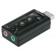 CONVERTIDOR MANHATTAN USB 2.0 A TARJETA SONIDO 3D 7.1 151429