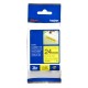 CINTA BROTHER TZES135 BLANCO SOBRE TRANSPARENTE 12 MM ERESISTENTE
