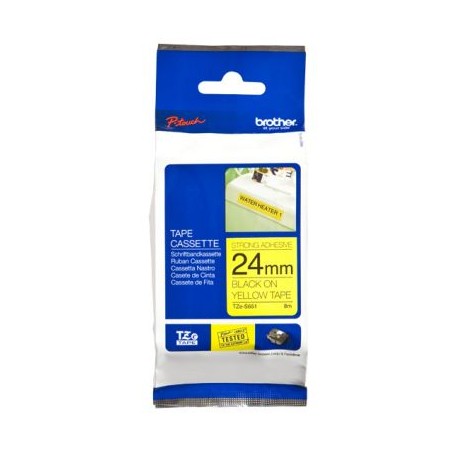 CINTA BROTHER TZES135 BLANCO SOBRE TRANSPARENTE 12 MM ERESISTENTE