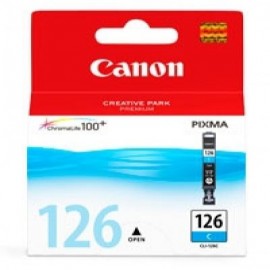 CARTUCHO DE TINTA CANON CLI-126 CYAN PARA IP4910 4562B001AA 15D.GTIA