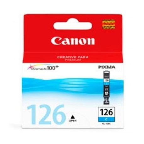 CARTUCHO DE TINTA CANON CLI-126 CYAN PARA IP4910 4562B001AA 15D.GTIA