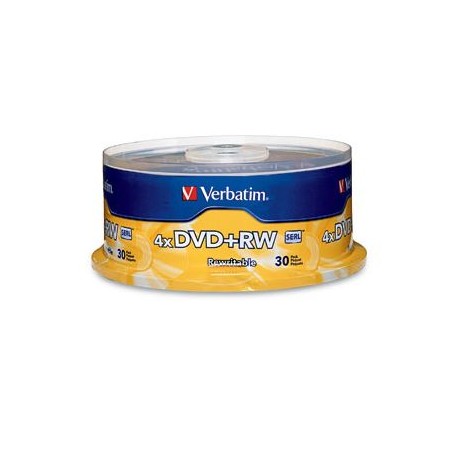 DVD+R VERBATIM REGRABABLE TORRE 30 PIEZAS 94834