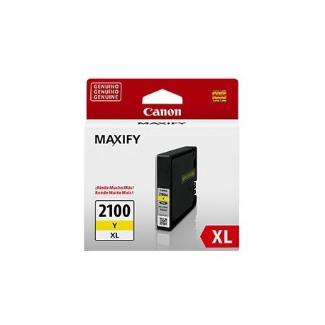 CARTUCHO CANON PGI-2100 Y XL AMARILLO 19.3ML P/ MB5310 (9282B001AA)