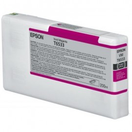 CARTUCHO EPSON ULTRACHROME K3 MAGENTA VIVO T653300