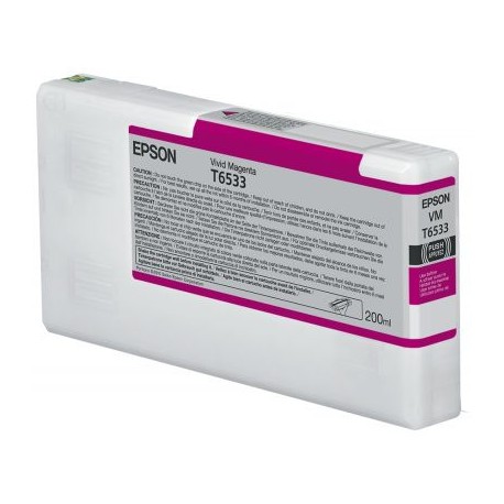 CARTUCHO EPSON ULTRACHROME K3 MAGENTA VIVO T653300