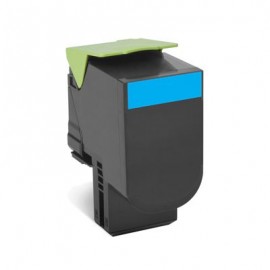 TONER LEXMARK 80C8XC0 CYAN 4,000 PAGINAS