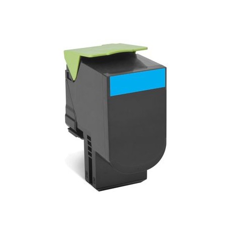 TONER LEXMARK 80C8XC0 CYAN 4,000 PAGINAS