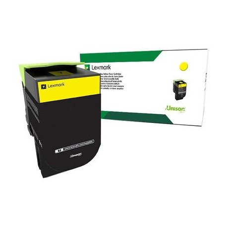 TONER LEXMARK 71B40Y0 AMARILLO 2,300 PAGINAS