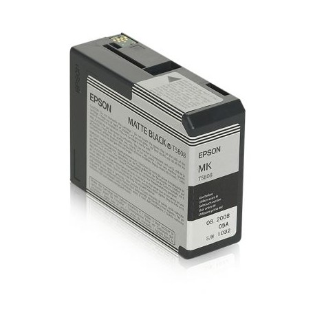 CARTUCHO DE TINTA NEGRO MATE EPSON T580800 STYLUS PRO 3800 80ML