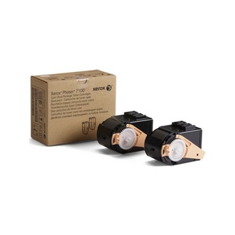 TONER XEROX PARA PHASER 7100, CYAN DUAL (106R02609)