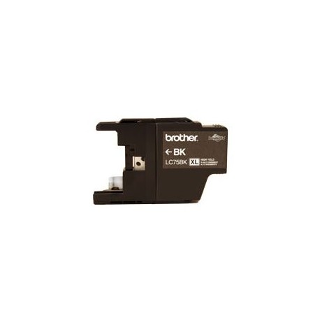 CARTUCHO NEGRO BROTHER LC75BK 600 PÁG. MFCJ5910DW/MFCJ6510DW/MFCJ6710D